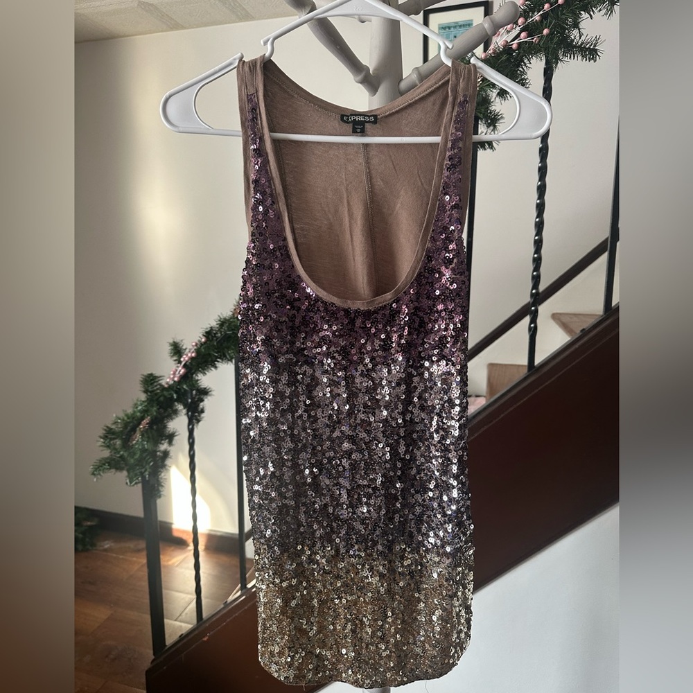 Express Sequin Top - image 1